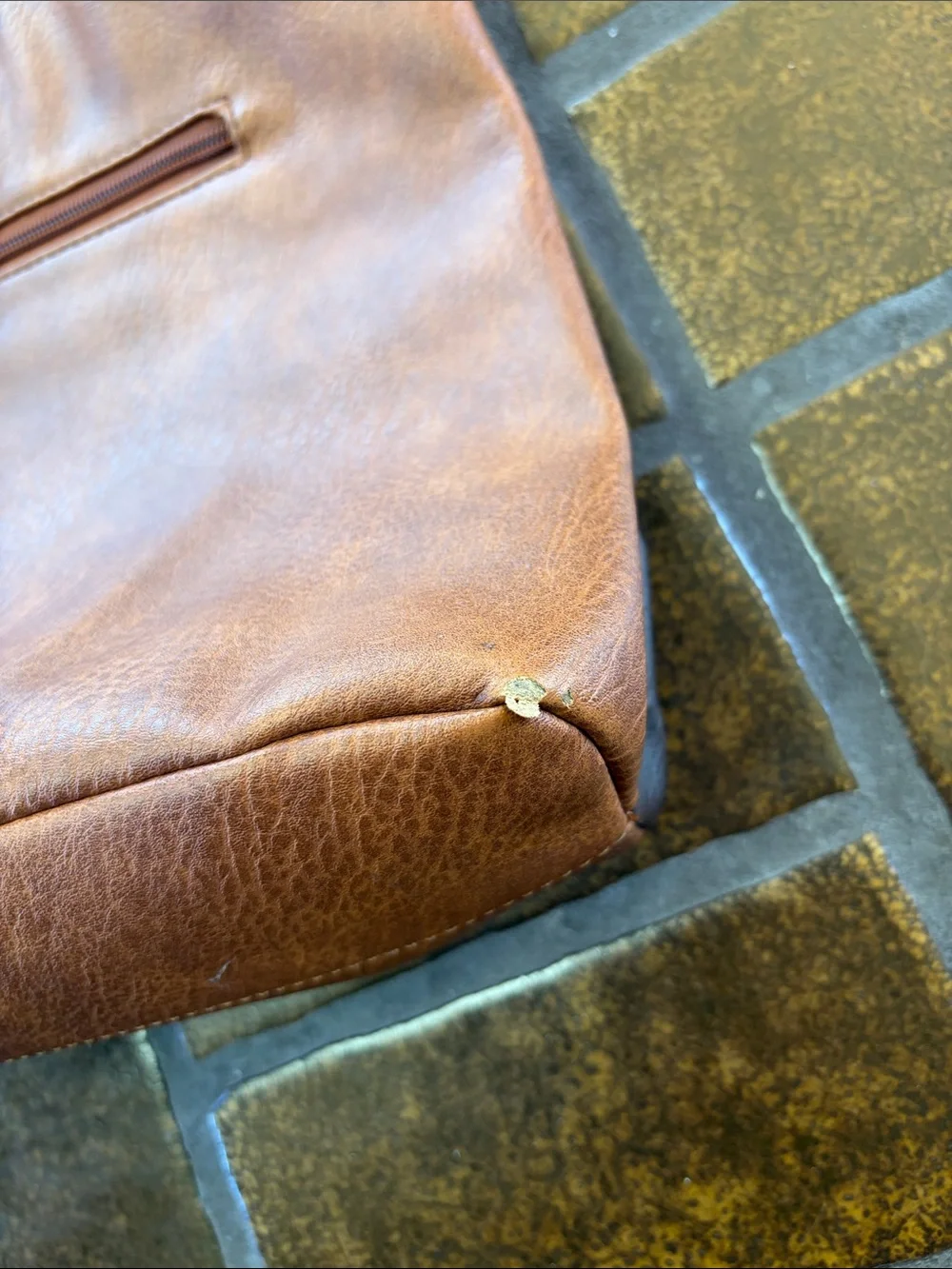 Wrangler Montana West Brown Two-Tone Vegan Leather Hobo Bag